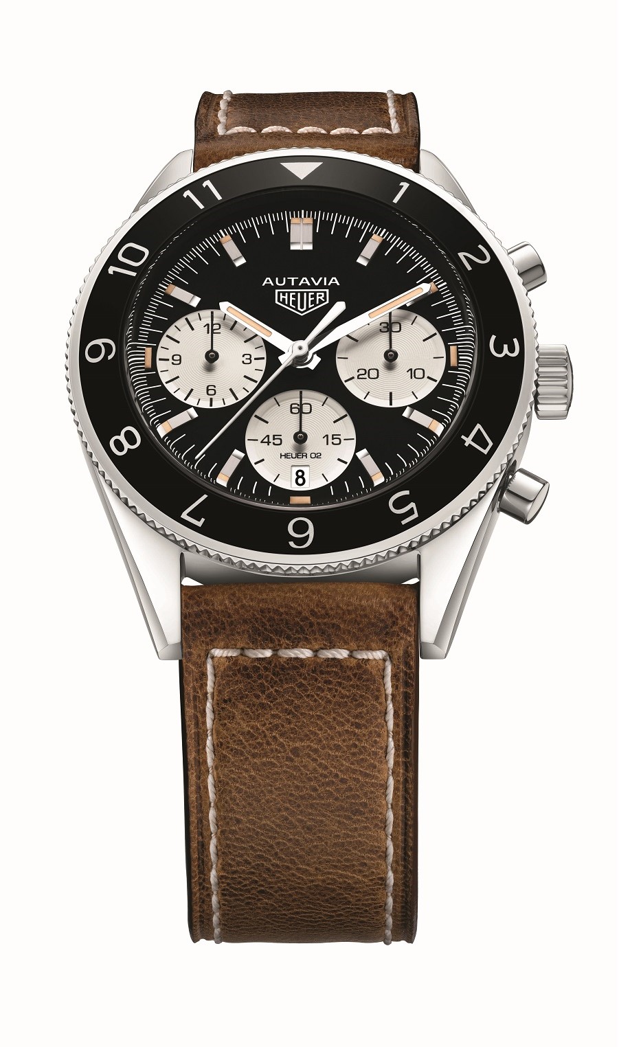 08 TAG Heuer AUTAVIA 2017 LEATHER STRAP