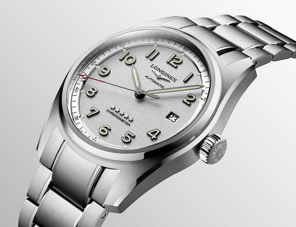 Longines Spirit Collection 3hands silver strap01