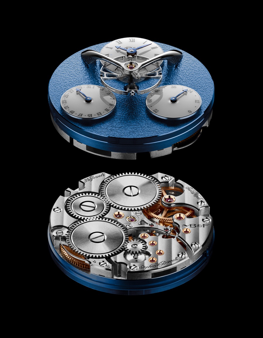 LM Split Escapement Engine WG Blue Lres