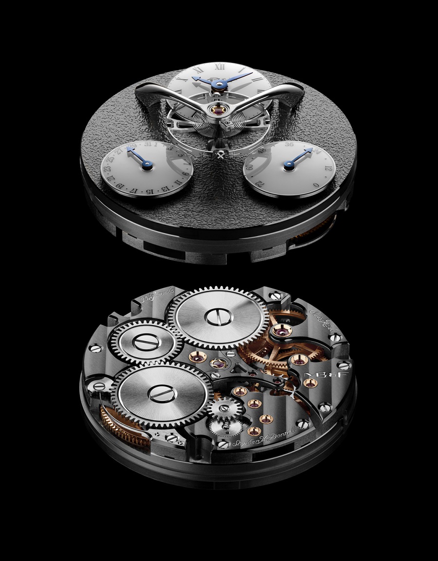 LM Split Escapement Engine WG Ruthenium Lres