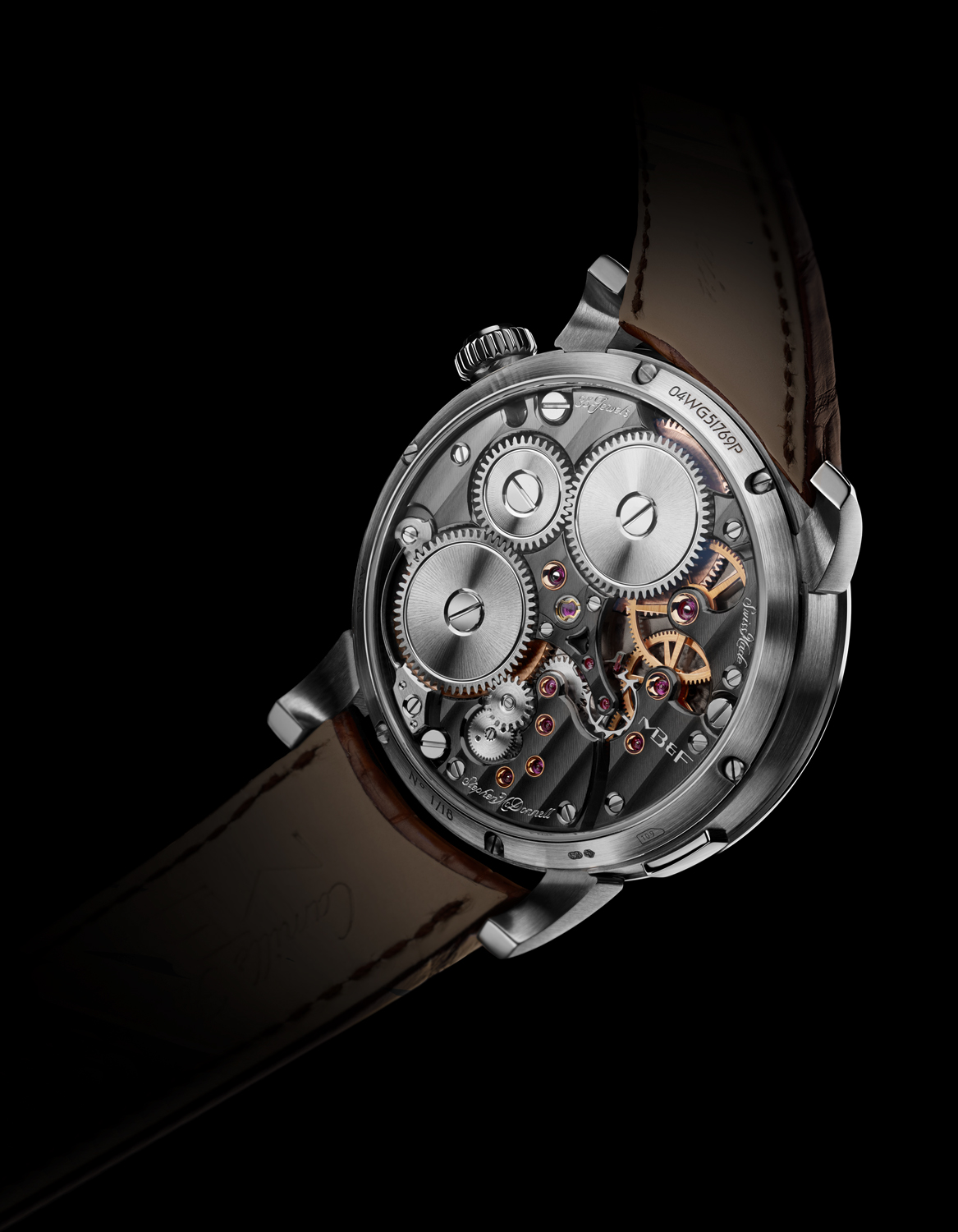 LM Split Escapement WG Ruthenium Back Lres