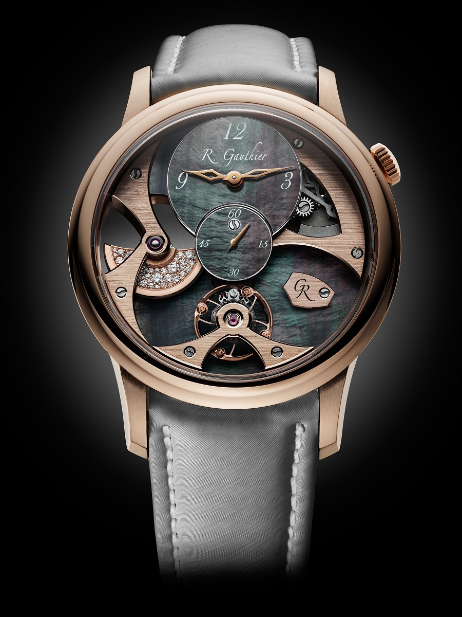 Romain Gauthier Insight Micro Rotor Lady 1 red gold black dial