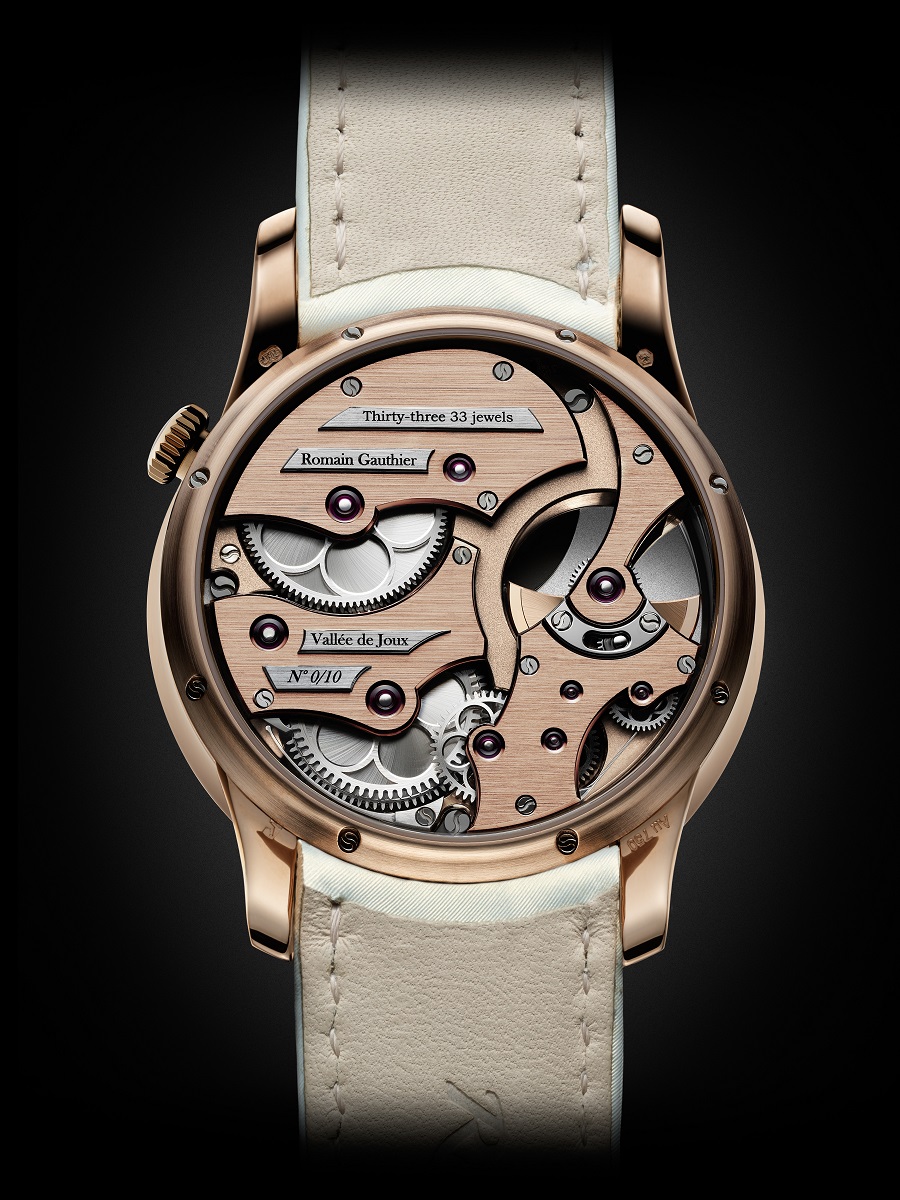 Romain Gauthier Insight Micro Rotor Lady 6 red gold white dial