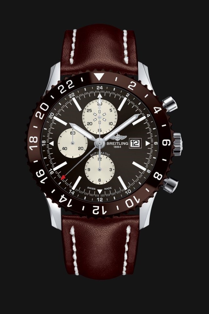 chronoliner bronze leather