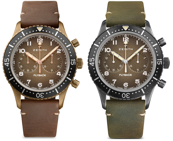 zenith pilot cronometro tipo cp 2 duo