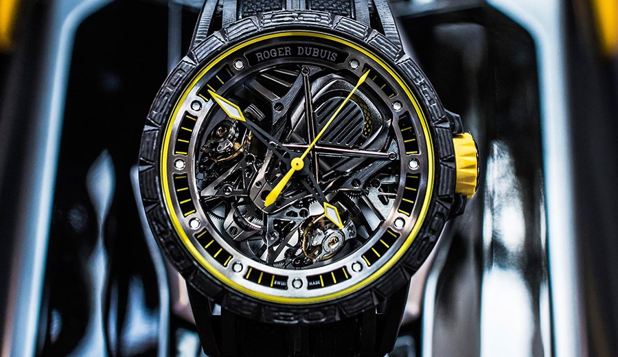 Roger Dubuis Aventador S Yellow 1