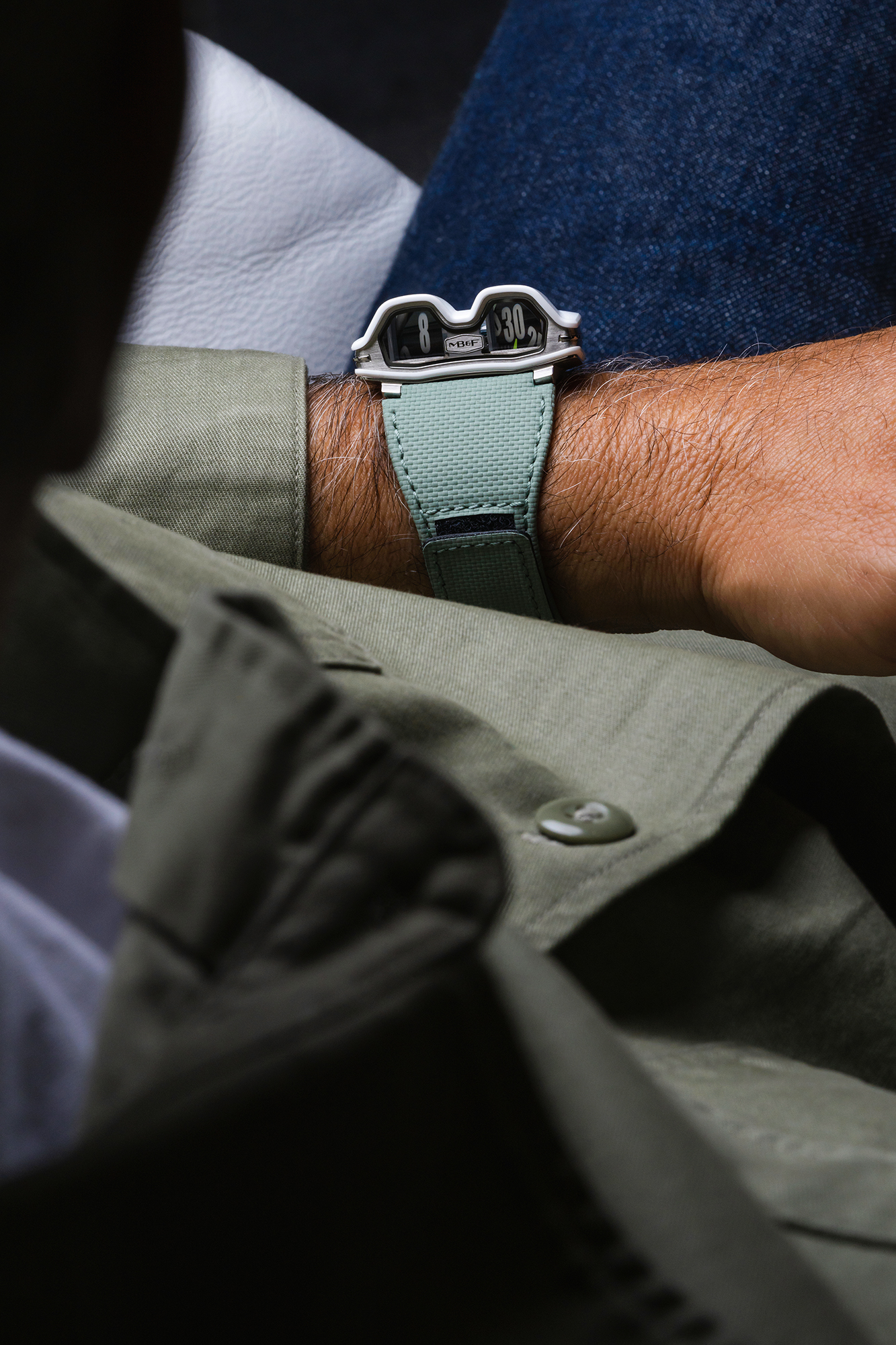 MBandF HM8 Mark 2 White Wrist Shot 1 Lres